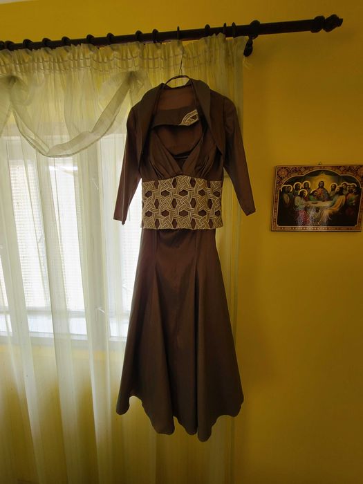 Rochie seara+haina de blana