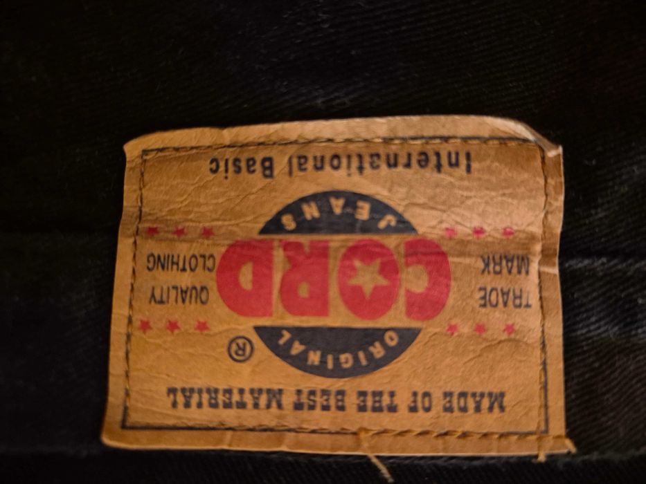 дънков панталон черен за едър мъж XXXL, нов, марка CORD original jeans