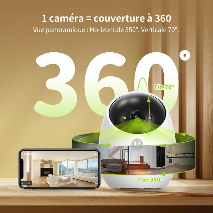 Beans View 3K вътрешна охранителна камера