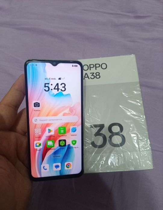Srochna Oppo A38 8/128GB Yellow Original Igravoy Holati Yaxshi Zor
