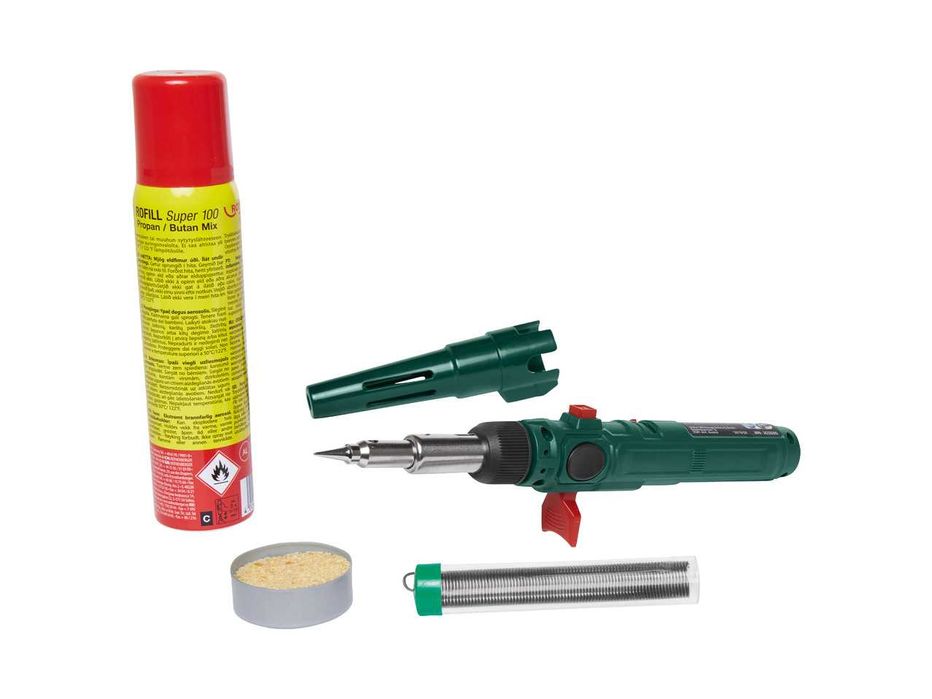 Stație, aparat, pistol de lipit, letcon cu gaz arzator cu aer cald 3/1