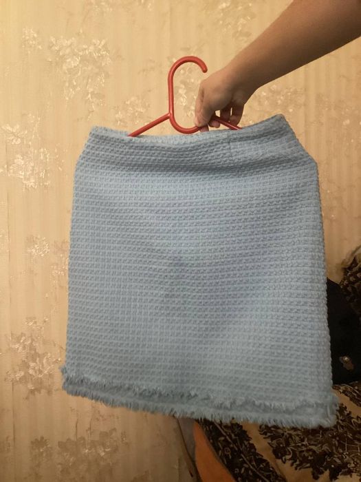 Твидовый костюм с юбкой