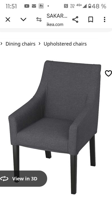 Scaun dinning Ikea model.SAKARIAS