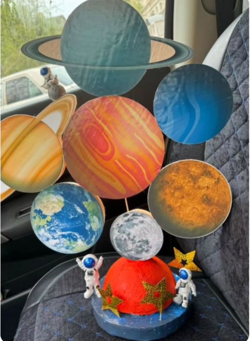 Поделка макет гарышкерлер куни 9май мерекеси