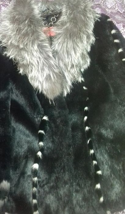 Шуба из чернобурки