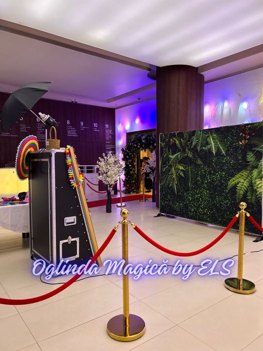 Oglinda Magica Fum Greu Cabina Foto Guestbook Audio Baloane Fum