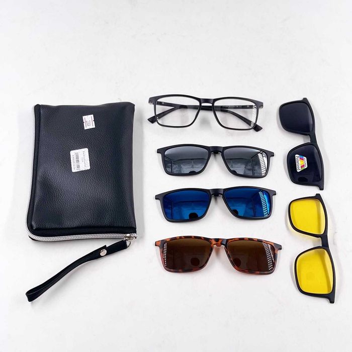 Очки солнцезащитные 5в1