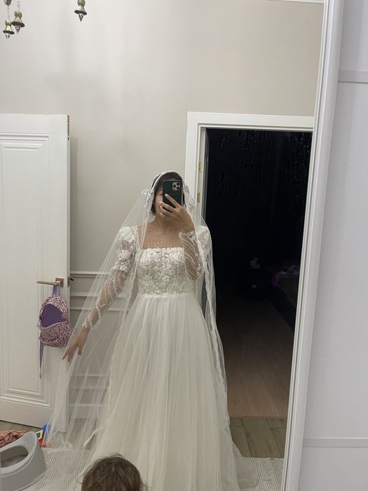 Продам красивое свадебное платье