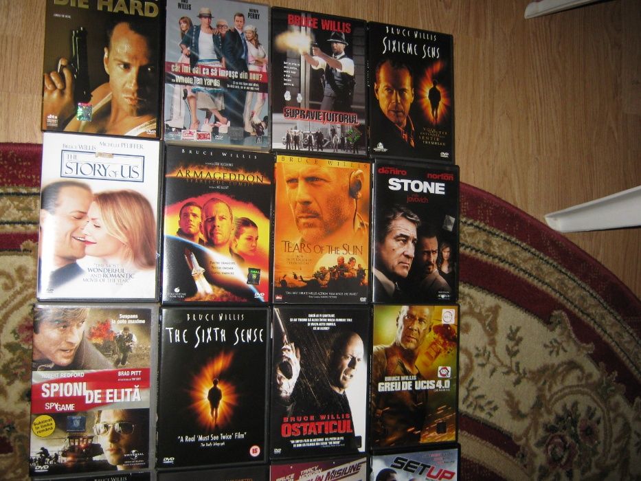 MARLON BRANDO,BRUCE WILLIS,GregoryPeck,dvd filme colecție oscar