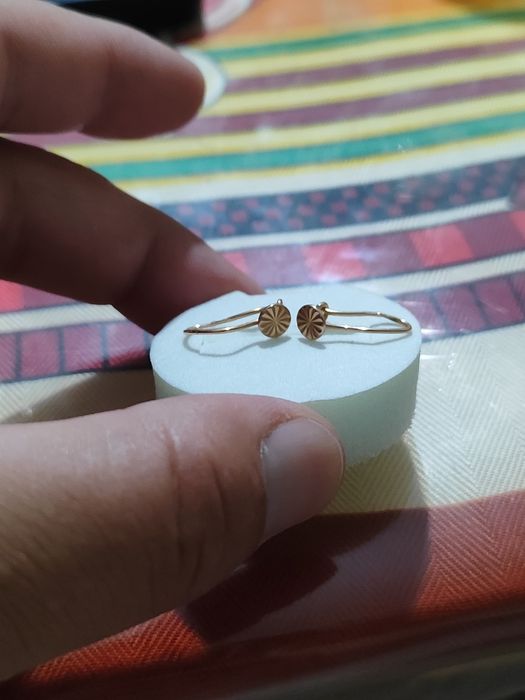 Серьги золотые 585