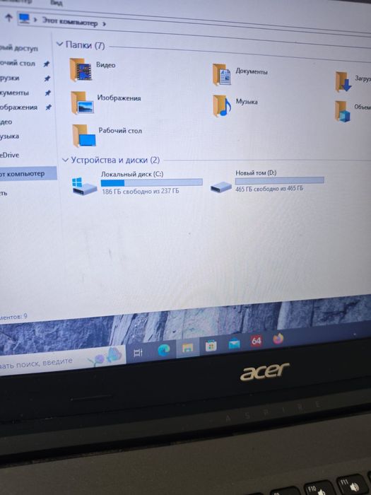 Продам шустрый ноутбук Acer core i5 сумка мышка