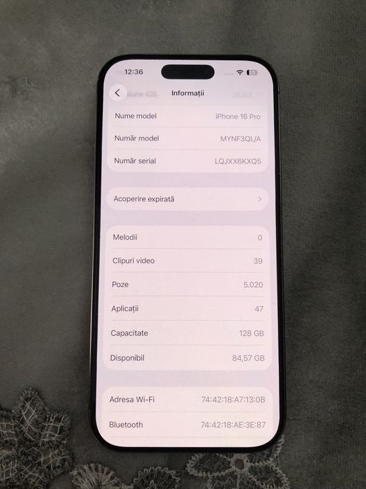 Iphone 16 pro gold/schimb