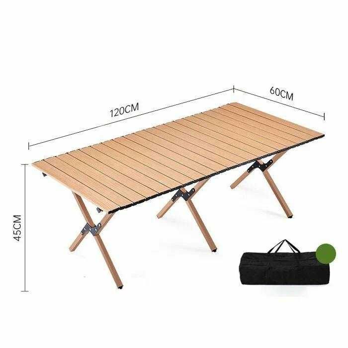 Stol piknik uchun Yig`iluvchi-120x45x60 sm. Yetkazib berish bepul