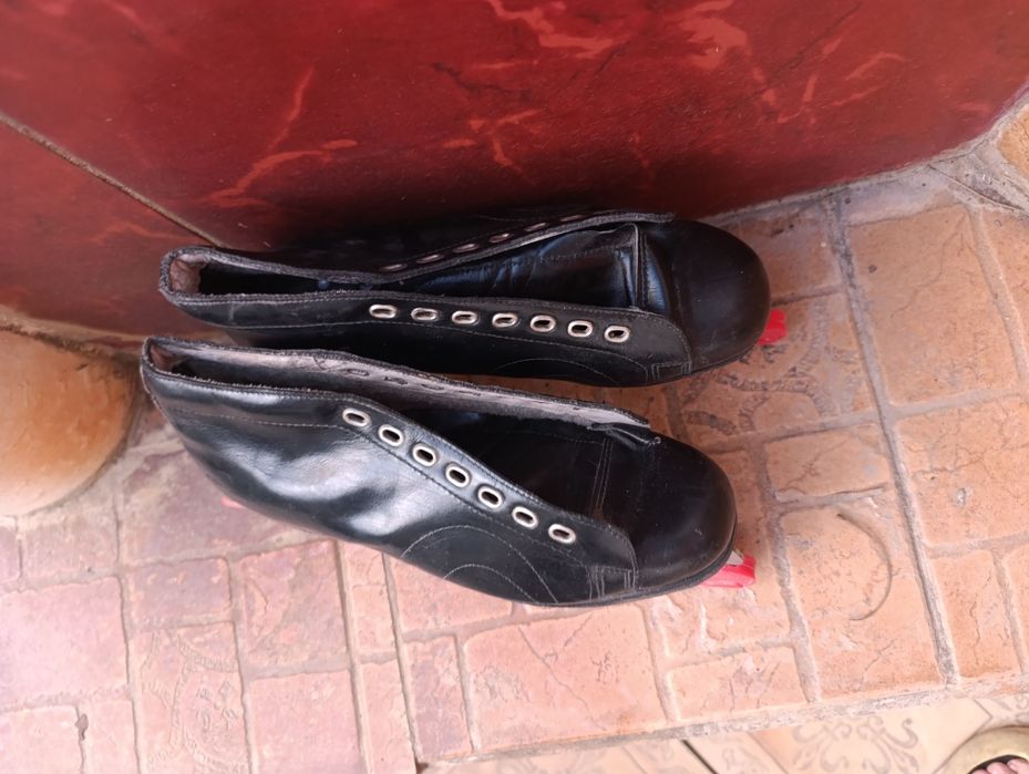 Кожаные коньки винтажнын