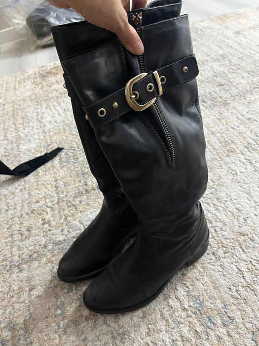 Сапоги кожаные бренд Clarks