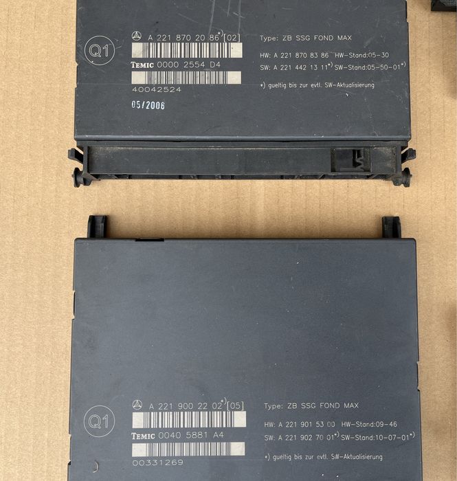 Modul / Module Mercedes S Class W221