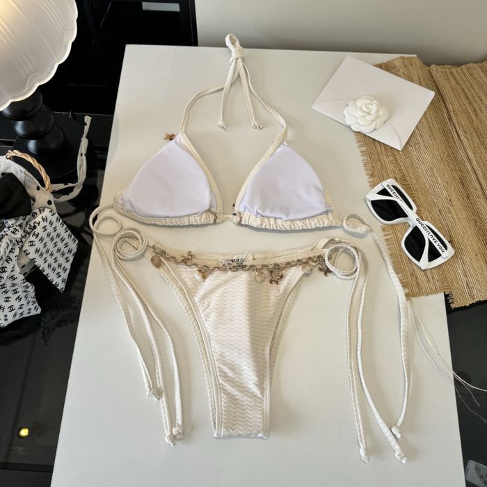 Costum de baie Chanel , calitate premium , pe comanda , S , nou