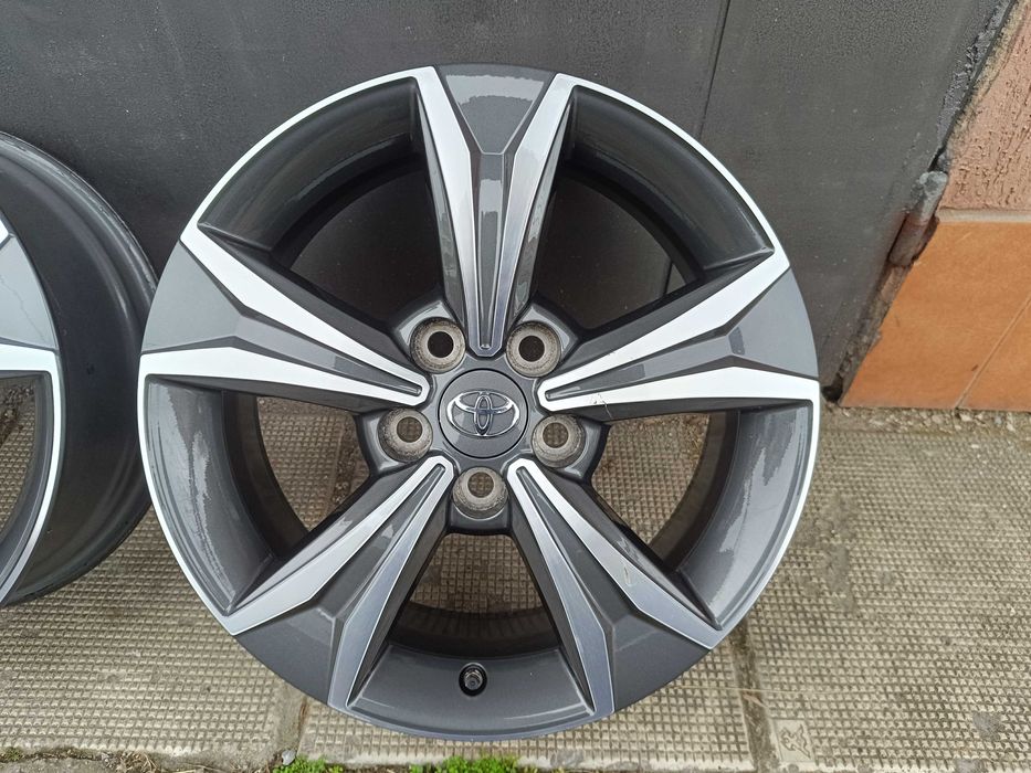 ОРИГИНАЛНИ джанти 17 цола 5x114,3 ТОЙОТА / TOYOTA + датчици 6,5J ET45