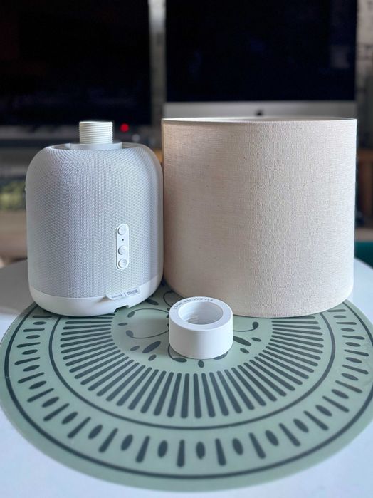 Boxa Ikea SYMFONISK Lampa cu difuzor Wi-Fi alba by Sonos