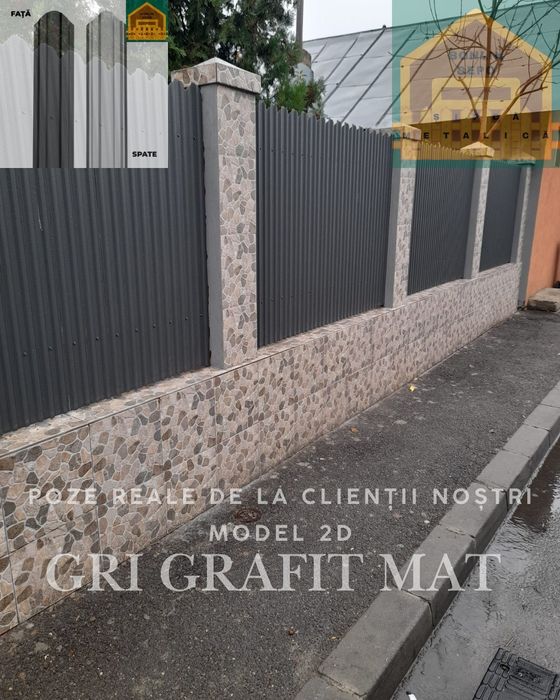 Sipca metalica pentru gard – livrare rapidă în județul Iași