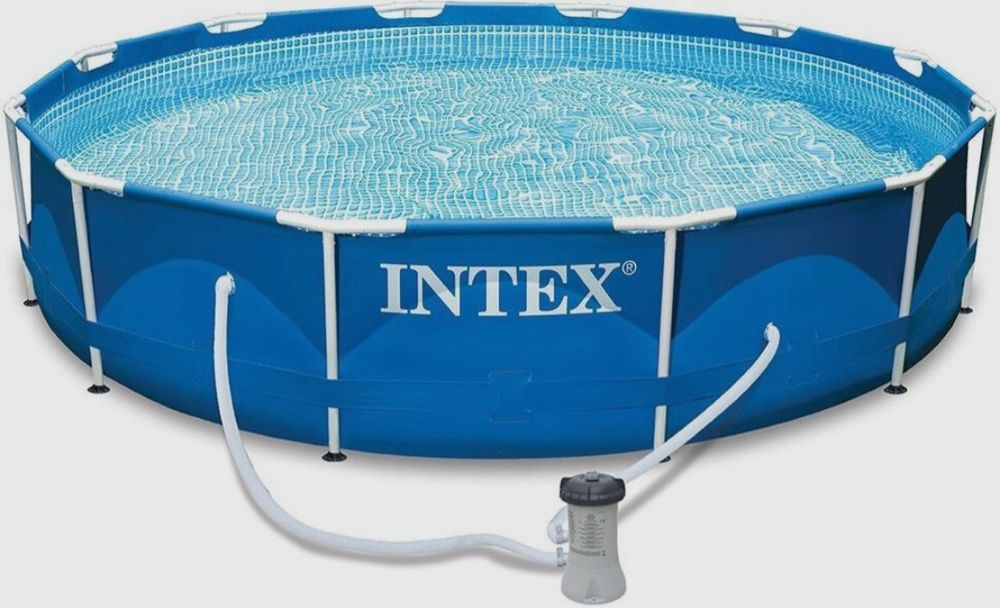 INTEX каркасный бассейн 366×76 стойка бассейн basseyn stoyka baseyn