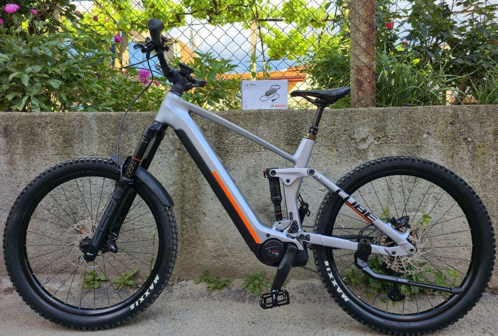 Cube Stereo SL Електрически Карбонов Ендуро велосипед 27.5 L размер 1x12 XT Rockshox ZEB