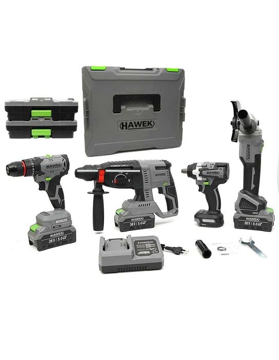 Комплект акумулаторни машини HAWEK