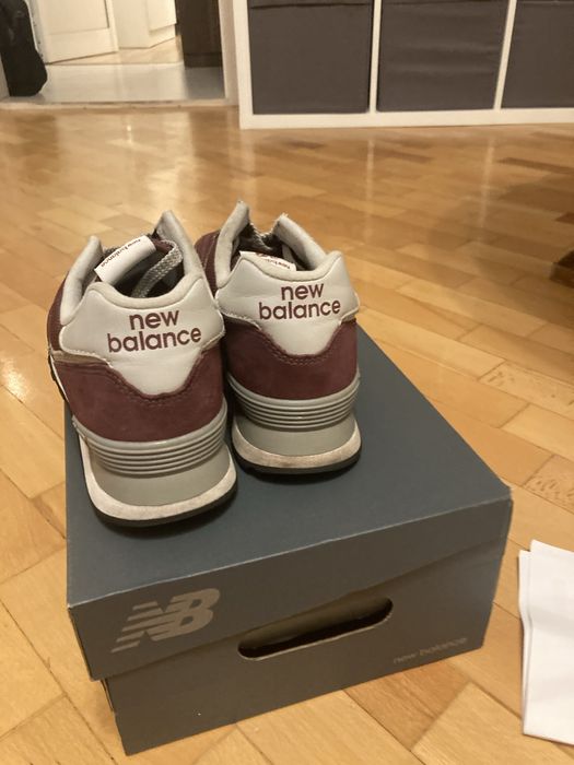 New balance 574 бордо