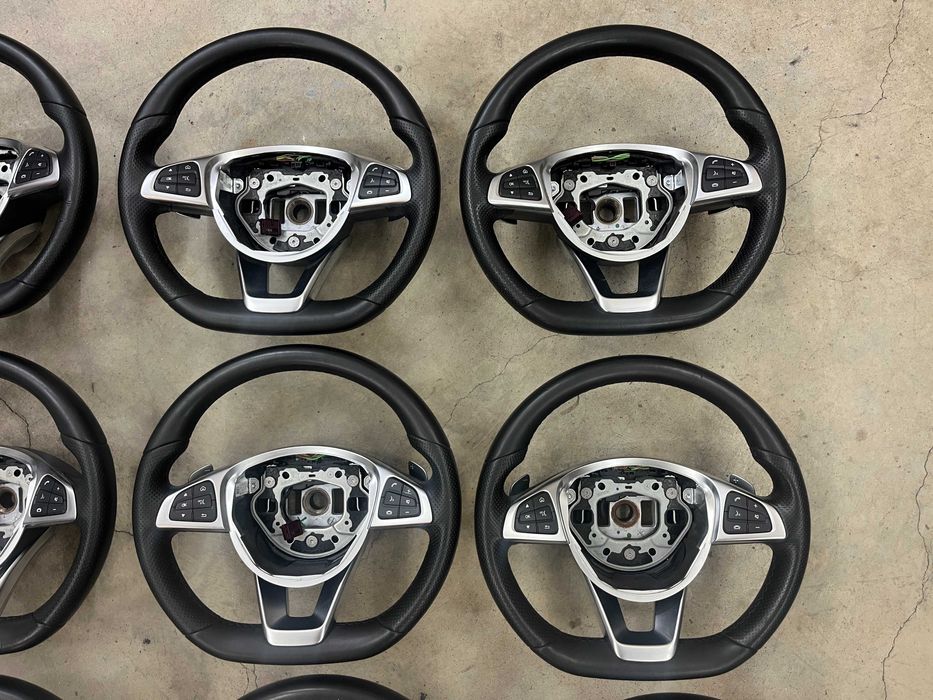 Оригинален с перфорирана кожа Мулти волан с пера Mercedes A Class AMG