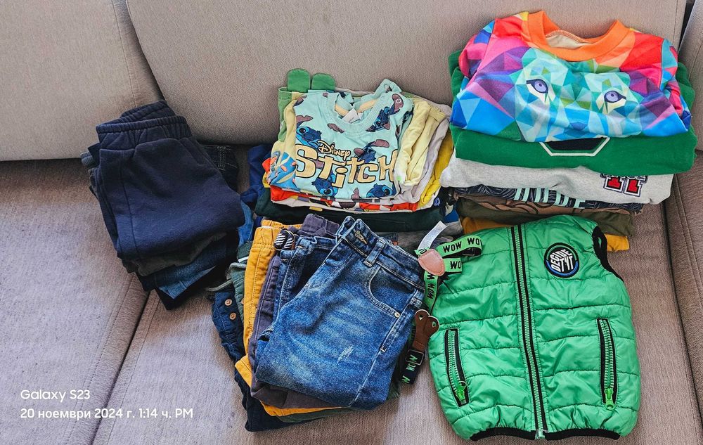 Дрехи за момче размер 92-104