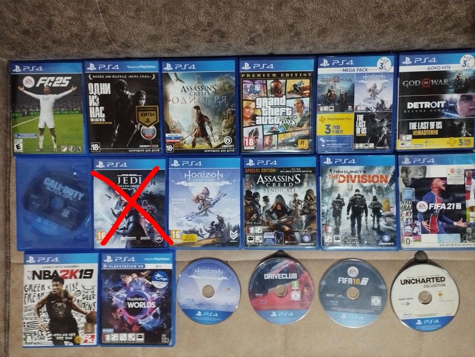 Хитовые игры для PS4