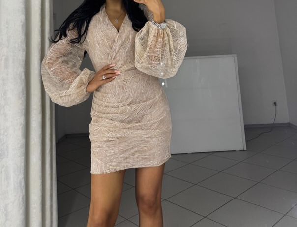 Блестяща стилна рокля