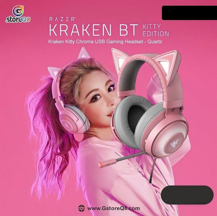 Распродажа! Razer Kraken Kitty RGB Наушники Подарок для девушки