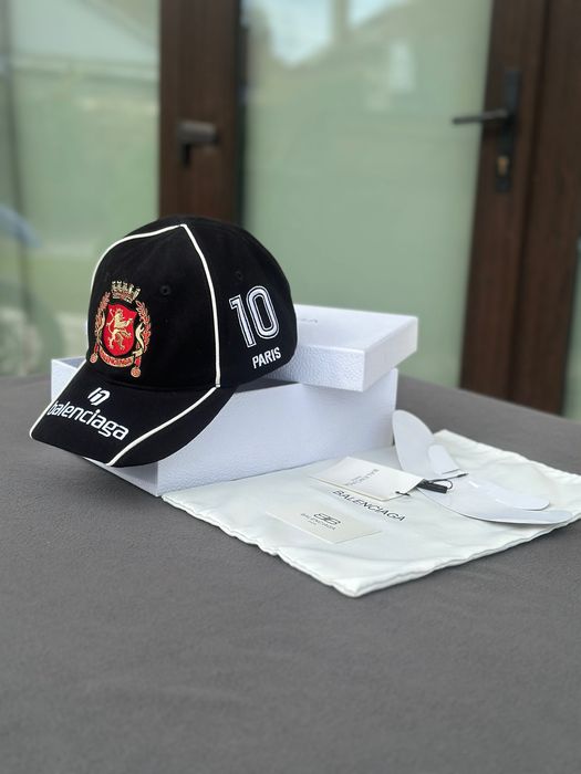 Balenciaga Logo-Embroidered Cotton-Twill Baseball Cap