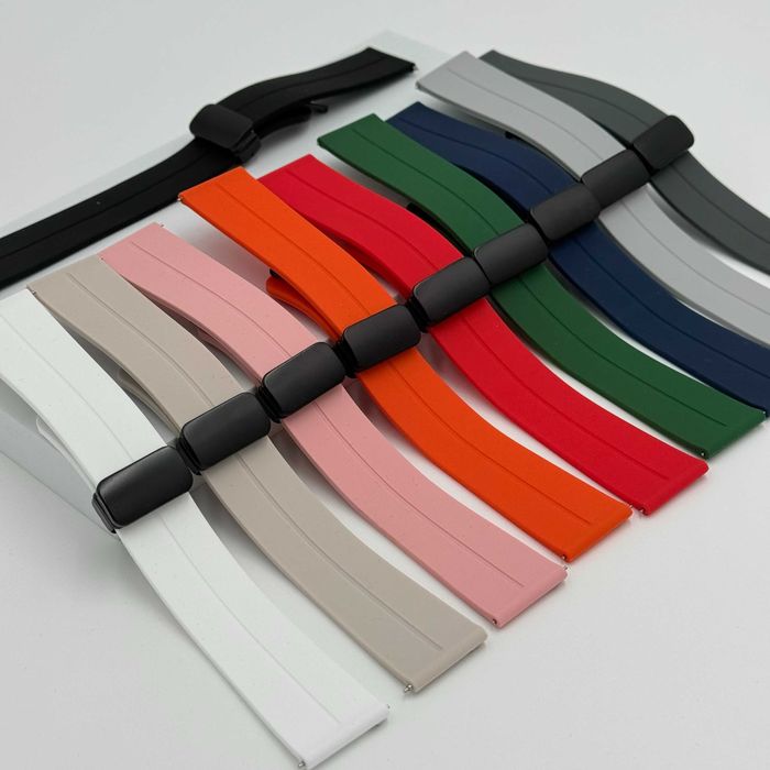 Силиконова каишка с магнитна закопчалка за Samsung/Huawei/Amazfit и др