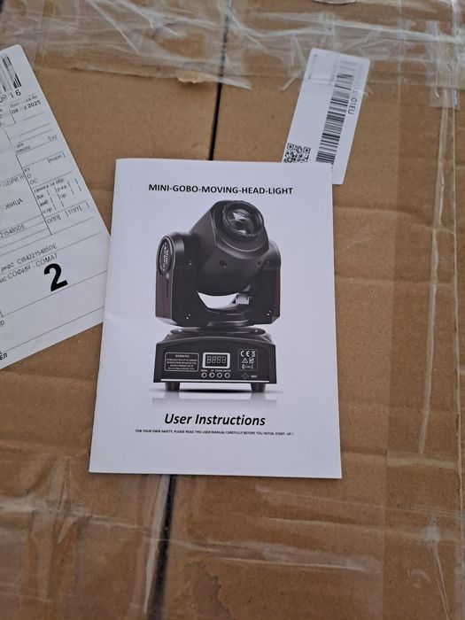 Чисто НОВИ Mini robot moving head DMX 512