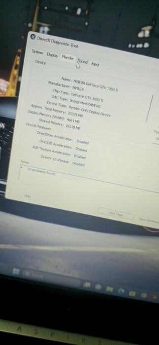 Laptop Acer Aspire VX5 -i7/32gb/512gb/2GB