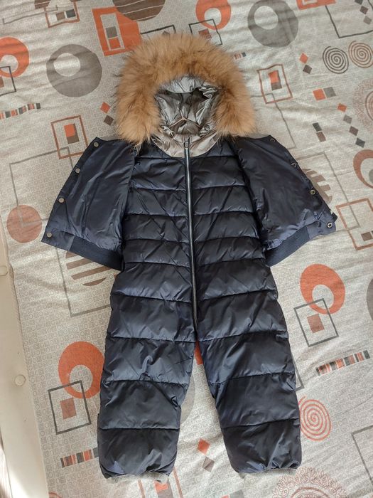Зимний мальчиковый комбинезон