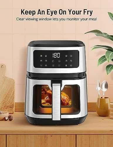 Въздушен фритюрник Symdral 5L здравословно готвене Air Fryer кухня дом