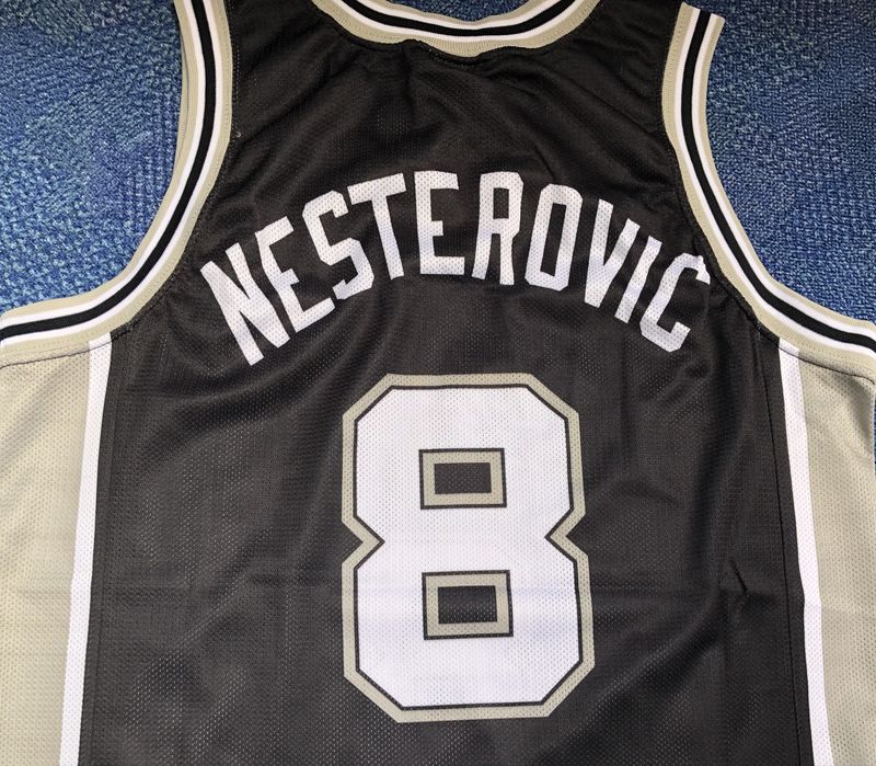 Champion NBA San Antanio Spurs #8 Nesterovic Jersey ОРИГИНАЛЕН мъжки баскет потник - M