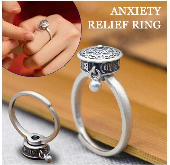 Inel traditional ajustabil, Model floare de Lotus rotativa