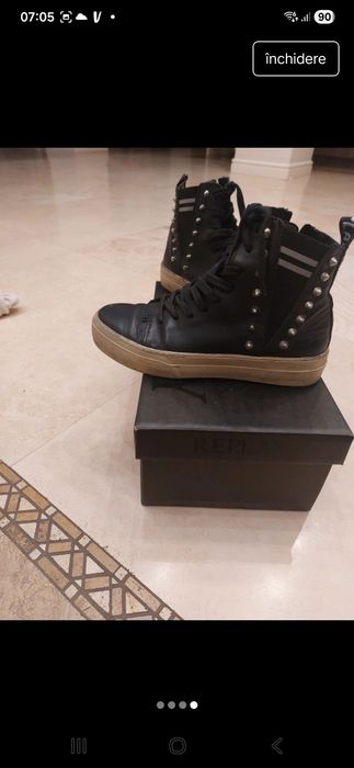 Ghete piele naturala Replay, 37