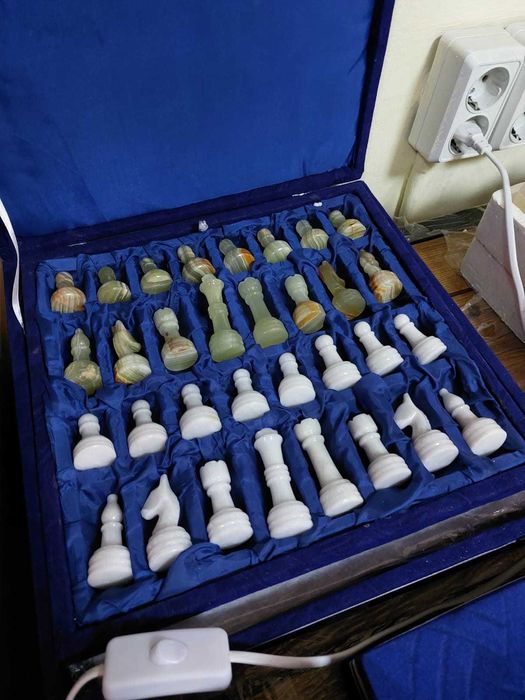 Шахматные Фигурки доска из оникс сувениры