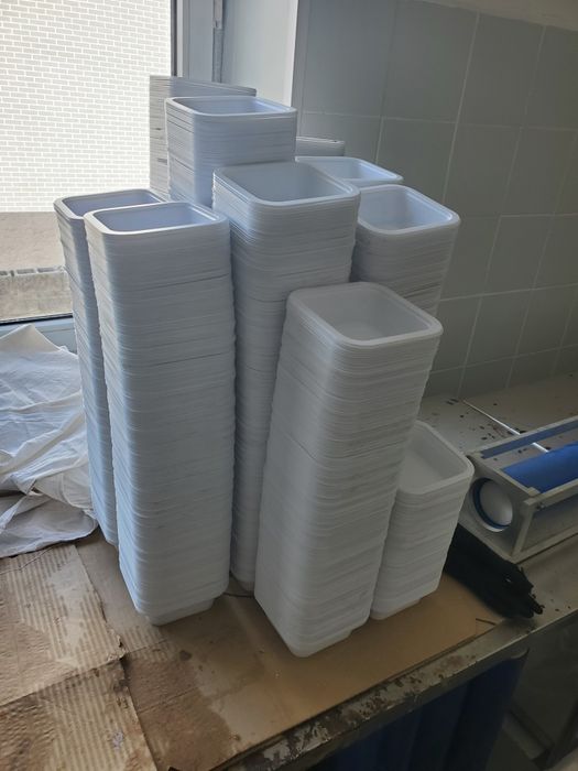 Упаковка для различной продукции 12*12*4см термопластик