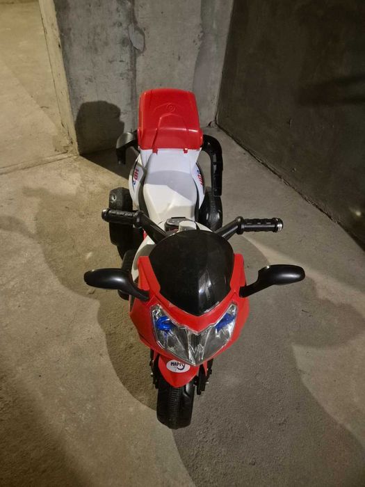 Motocicletă electrică copii triciclu Mappy HP2 – pedală accelerație, faruri LED și sunete