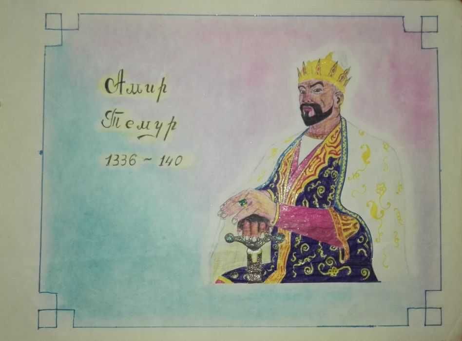 Альбом со школьными рисунками