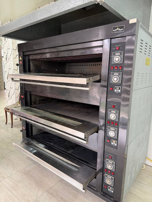 Профессионал 3 қаватли Газ ва Электр печи (Kitmach) СОТИЛАДИ