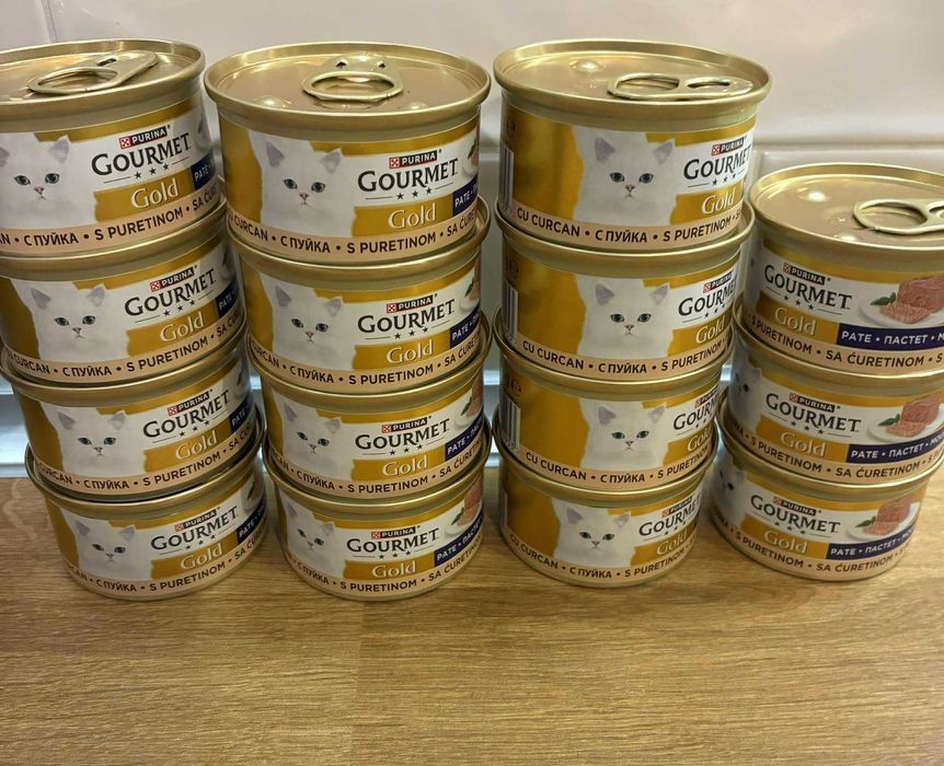 котешка храна пастет Gourmet Gold Paté 18 бр. с пиле и 15 бр. с пуйка