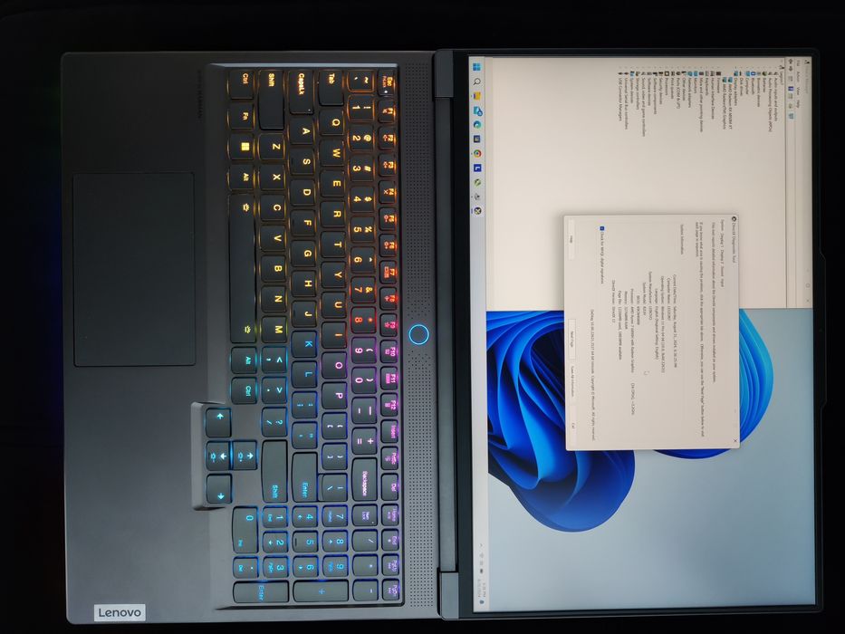 Lenovo Legion 7, rx 6850m xt 12gb, 32gb ram, 1tb ssd, GARANTIE