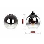 LEDO-333 Висяща лампа 1xE27 графит - 841-Z1GT